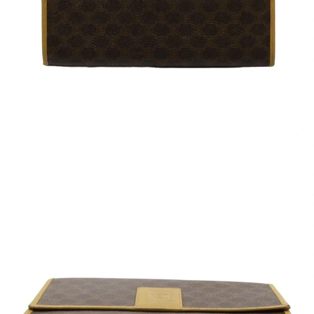 Celine Brown and Tan Wallet Elegant Craftsmanship - Picture 2 of 4